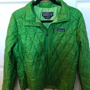Lime Green quarter zip Patagonia